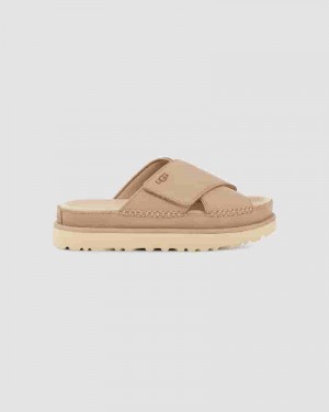 UGG Goldenstar Cross Slide Ženske Sandale Smeđe | HRR8688V