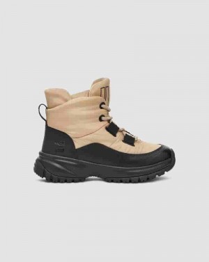 UGG Weather Yose Puffer Lace Ženske Cizme Boje Senfa | HRT8741C